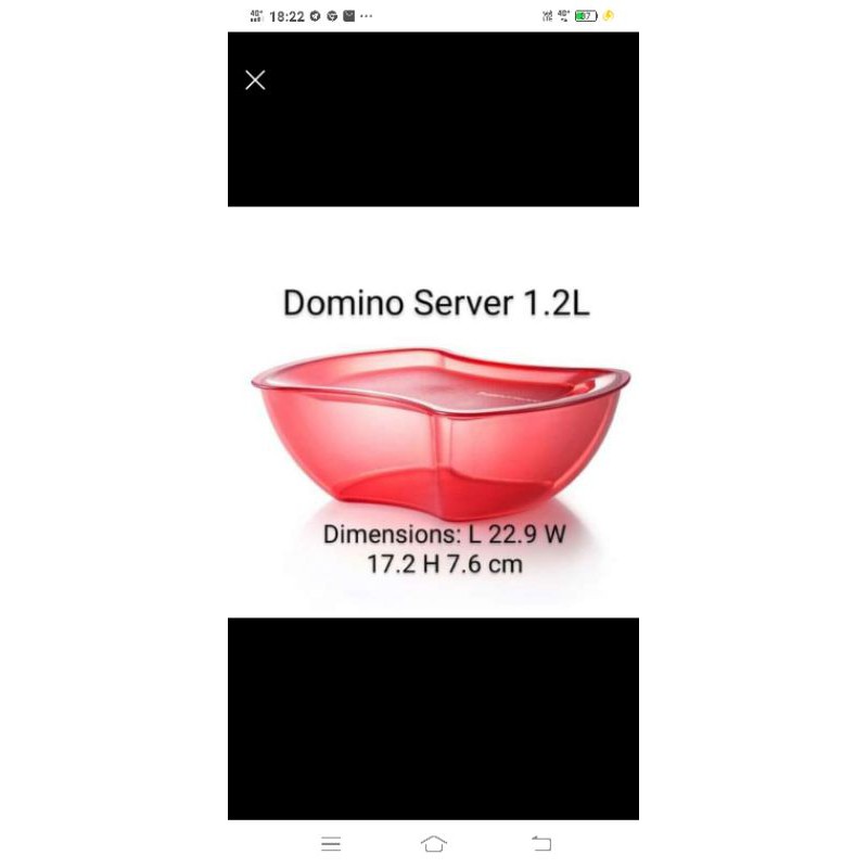 Tupperware Dominos Server/ server