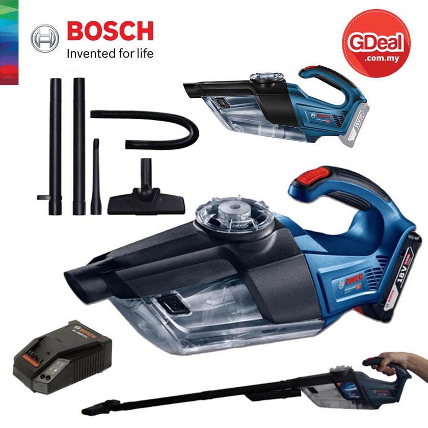 Bosch Gas 18v Li 18v Cordless Vacuum Cleaner Kit 06019c62l1