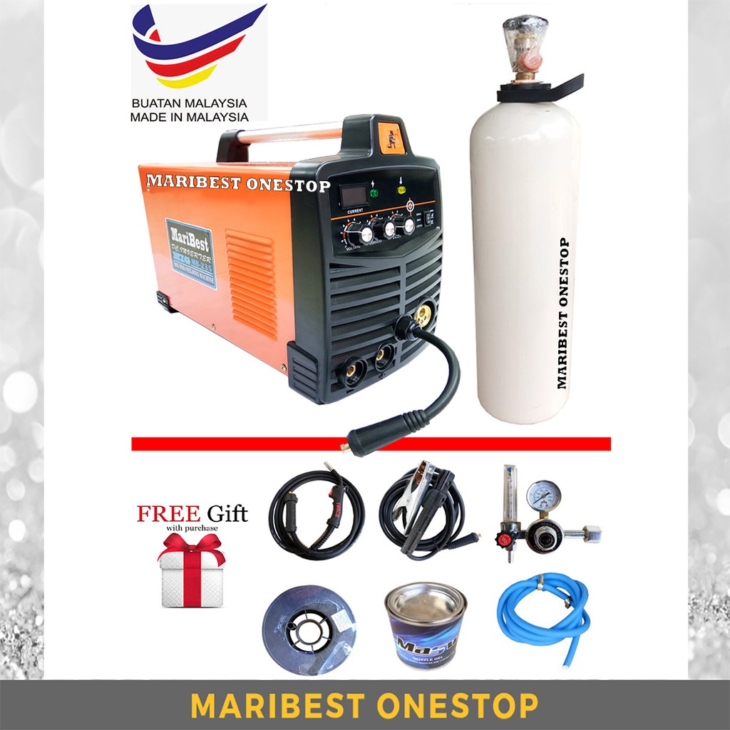 MB-235 MARIBEST MIG WELDING MACHINE SET WITH GAS TANK *ONLY FOR SEM MSIA