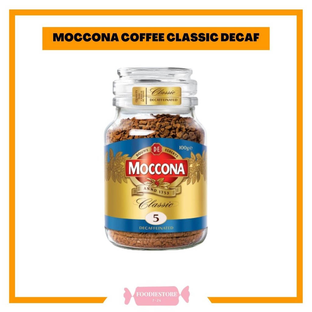 Moccona Classic Decaffeinated Coffee 100g Decaf Coffee Made seeds