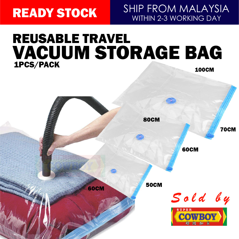 travel vacuum plastic bag
