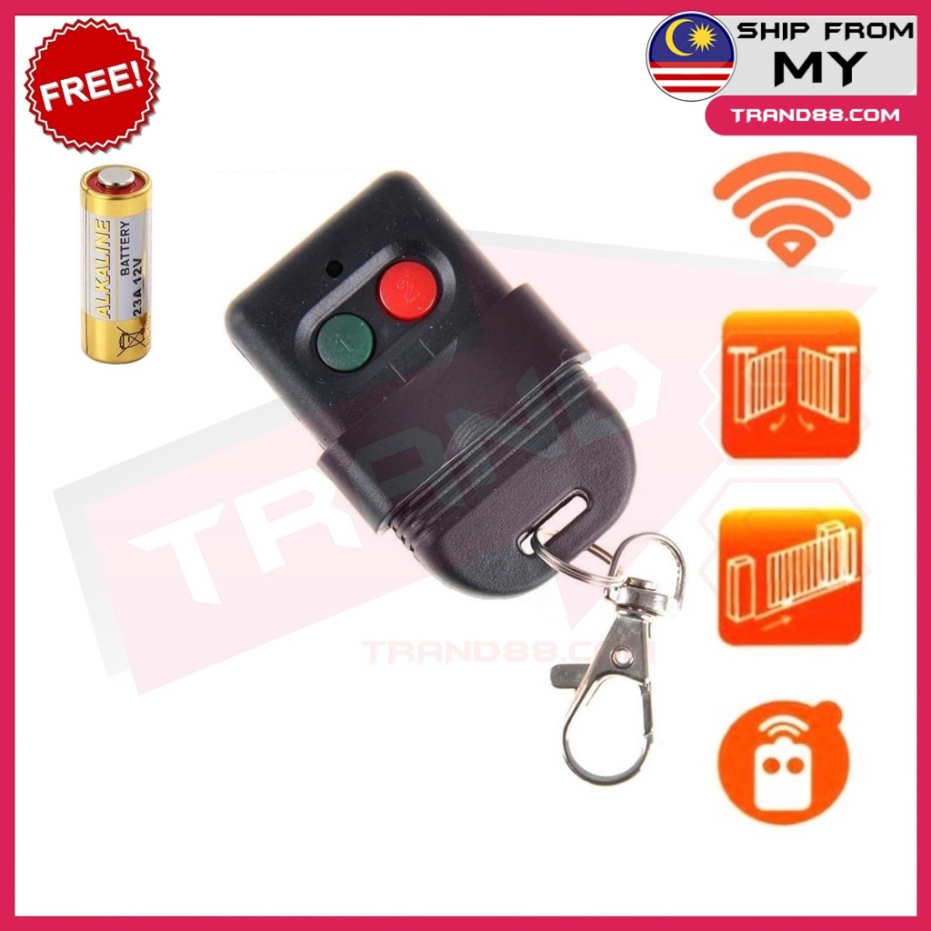 Autogate Door Key Auto Gate Remote Control SMC5326 330Mhz 433Mhz Door Remote Control Battery Include