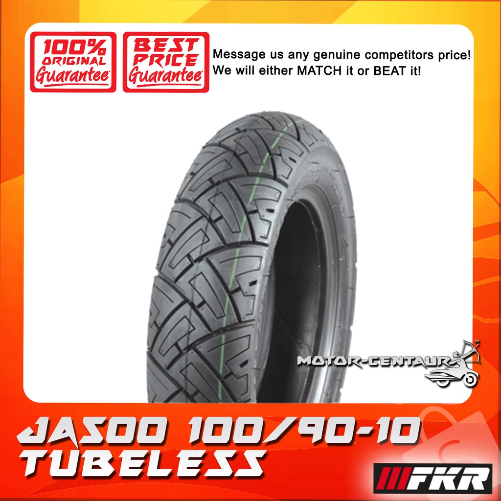 Tayar Fkr Tubeless Tyre Ja500 100 90 10 Shopee Malaysia