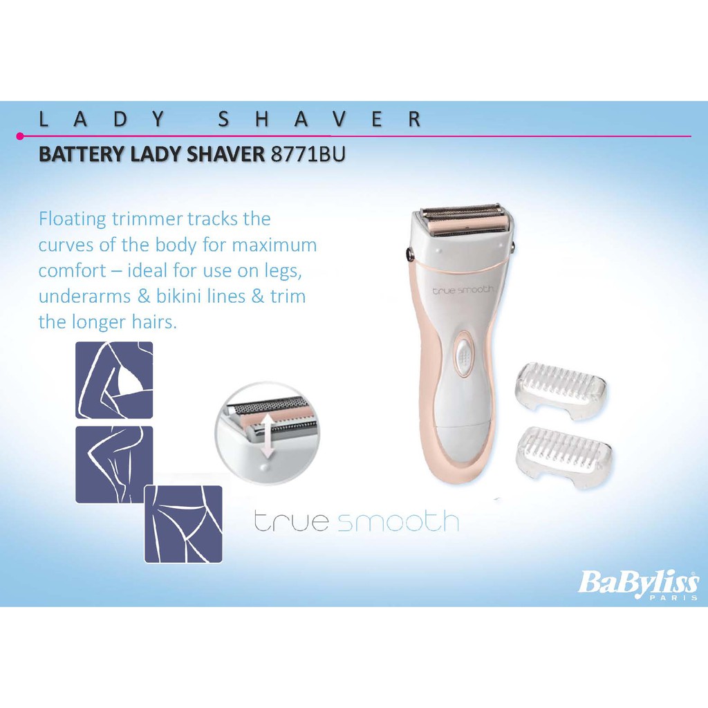 babyliss true smooth bikini trimmer