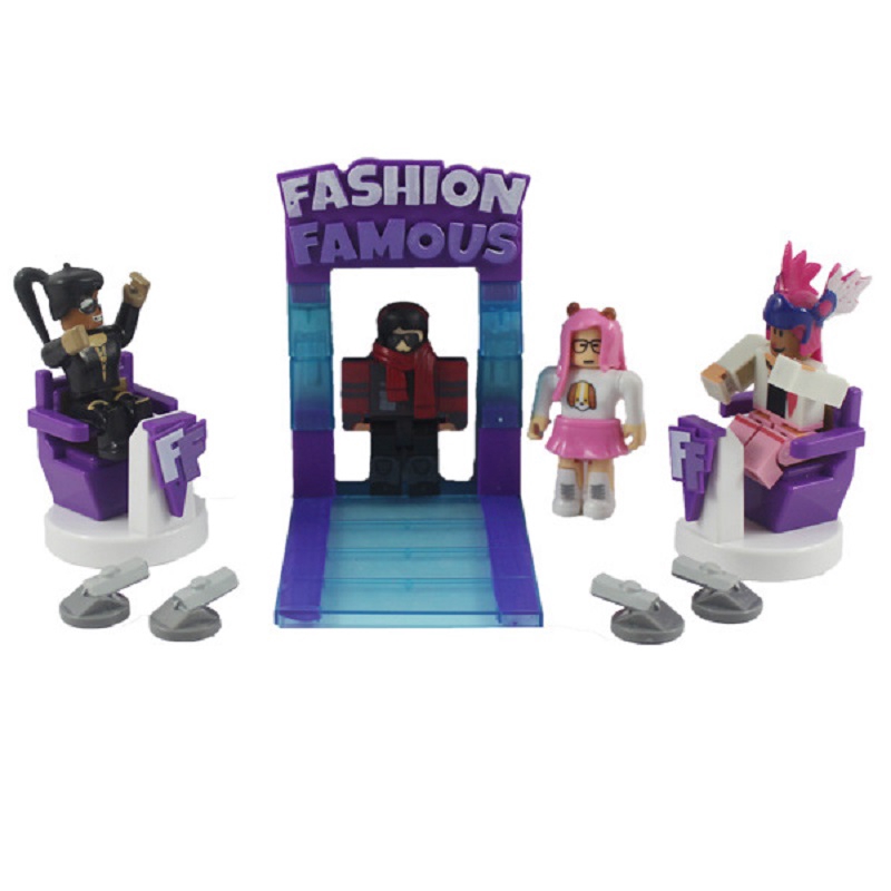 2020 Hot Sale Roblox Building Blocks Fashion Famous T Station Show Catwalk Dolls Virtual World Games Robot Action Figure Shopee Malaysia - roblox fashion famous toy