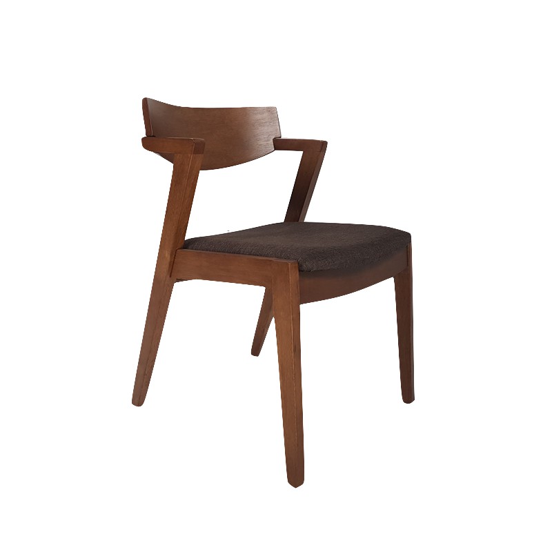 Solid Rubber Wood Modern NISSA Dining Chairs (SET OF 2 CHAIRS) | Shopee ...