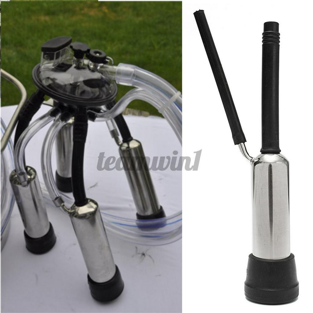12'' Stainless Steel Cow Milking Machine Partial Cup Shell With Inflation 