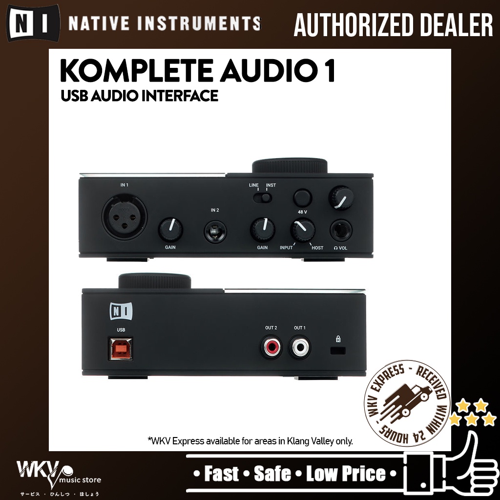 Native Instruments Komplete Audio 1 USB Audio Interface