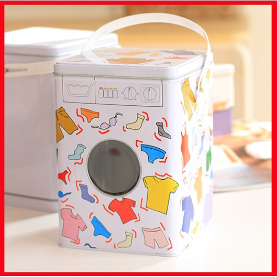 {New] 3KG Decorative Laundry Detergent Storage Canister Container Bekas ...