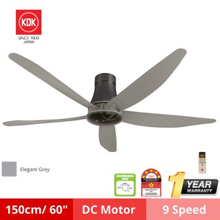  KDK  Sensa  5  60 inch 5  Blades Remote Control Ceiling Fan 