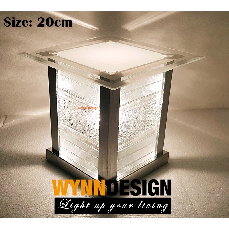 Wynn Design [20cm] Outdoor Pillar Light Gate Lamp Modern NonRusting