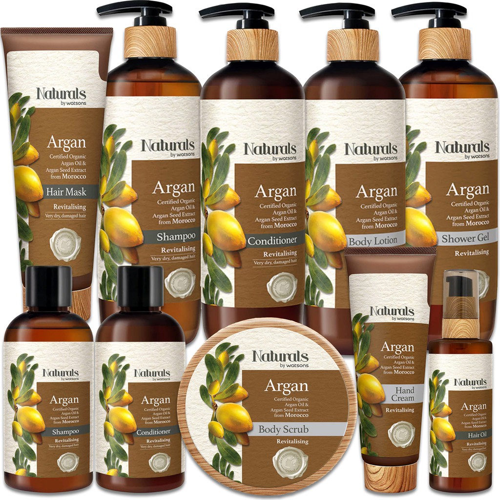 WATSONS 屈臣氏🌟 Naturals by Watsons Argan 🌟 Argan from Morocco Shopee