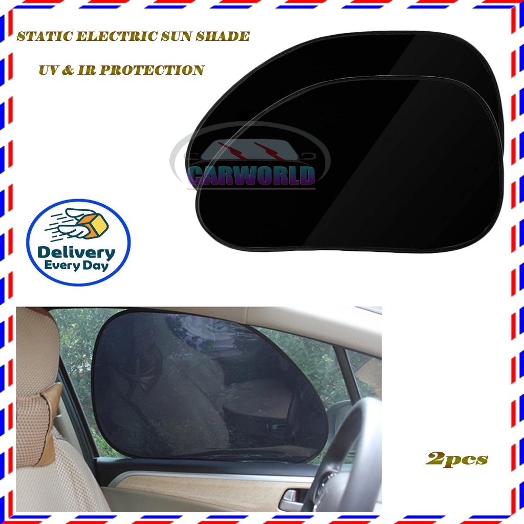 Static Electric Sun Shade With UV & IR Protection / Pelindung Cahaya