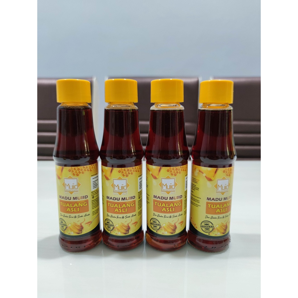 Madu Muiid - Tualang Asli 200g ✔️ Lulus Ujian Makmal Institut Genom & Vaksin Malaysia