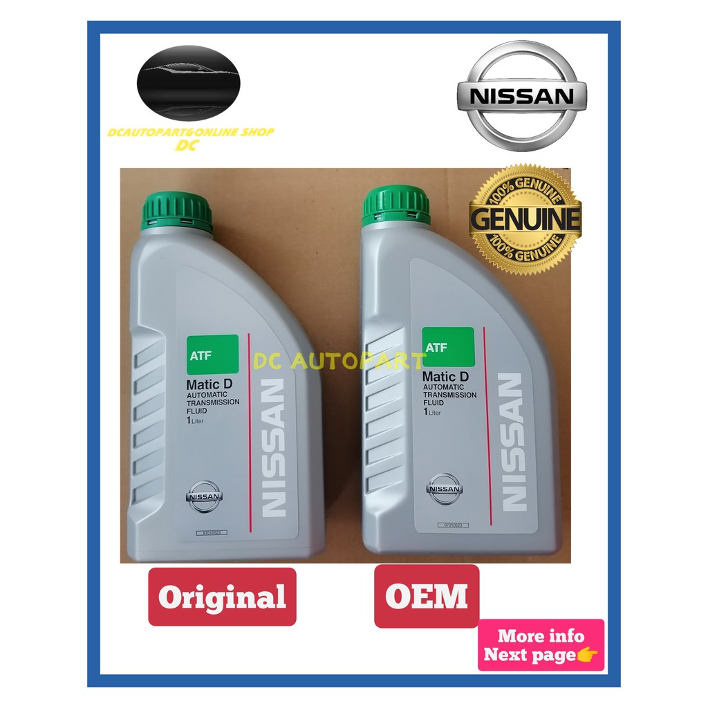 100 ORIGINAL NISSAN ATF MATICD MATIC D SENTRA N16 LIVINA LATIO SERENA