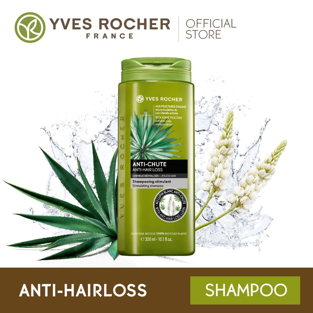 Yves Rocher Anti-Hair Loss Stimulating Shampoo 300ML | Shopee Malaysia