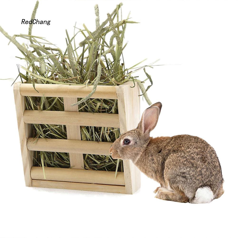 Rdcg Rabbit Fodder Hay Feeder Manger Rack Stand Food Bowl Guinea