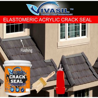 1L VIVASIL CRACK SEALANT -ACRYLIC WATERPROOFING MEMBRANE-FOR SEAL ...