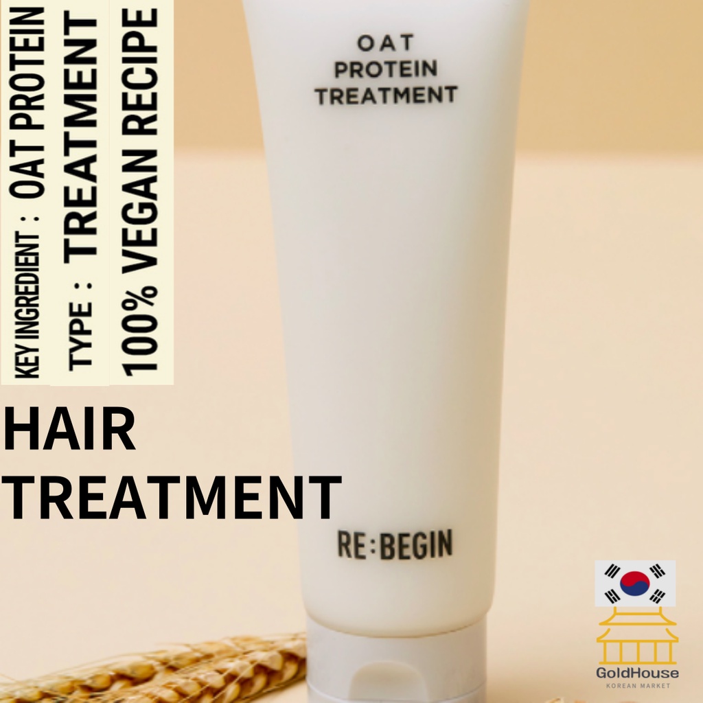 [REBEGIN]OAT PROTEIN TREATMENT VEGAN HAIR TREATMENT NO WASH 120ml