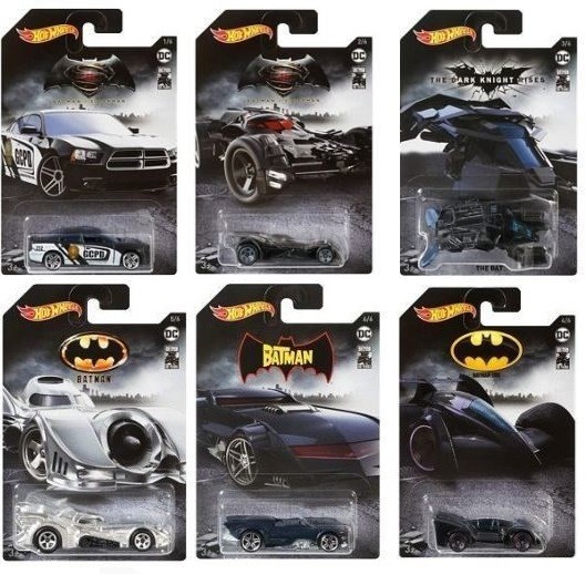 hot wheels batman set of 6