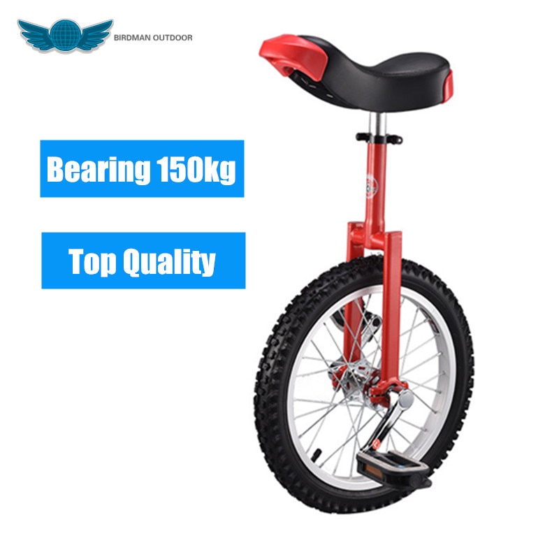 16" Unicycle Cycling Scooter Circus Bike Skidproof Youth Adult Balance Exercise 
