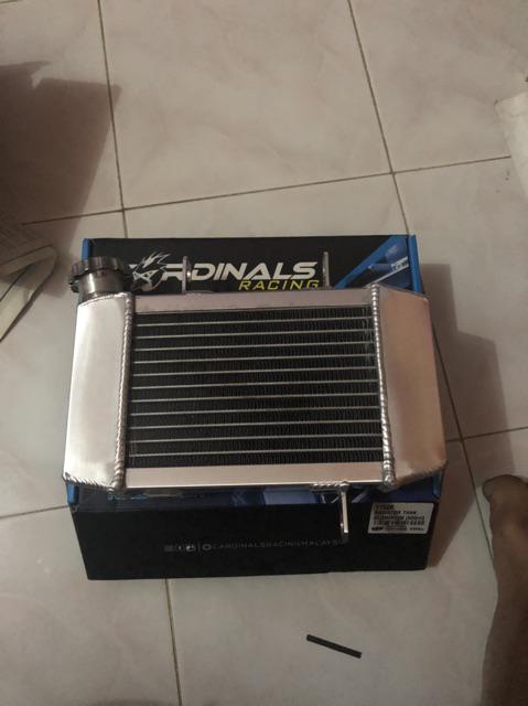CARDINALS RACING RADIATOR TANK ALUMINIUM 500ml Y15 CARDINALS RACING RADIATOR TANK ALUMINIUM 500ml Y15