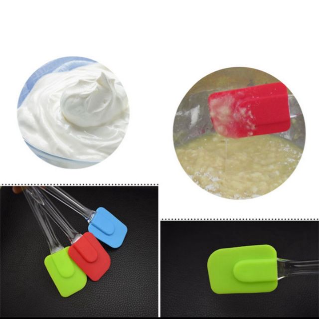 SILICON SPATULA KITCHEN UTENSILS CAKE BAKERY SPATULA SPATULA BUAT UNTUK KEGUNAAN DAPUR SENDUK GAUL TEPUNG