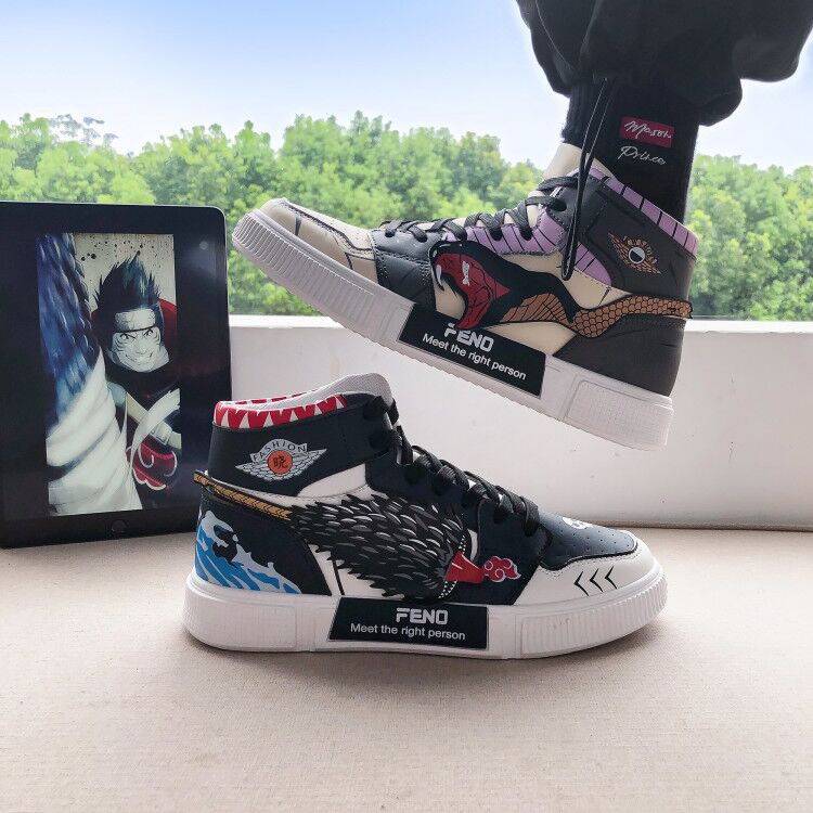 trendy high top sneakers