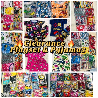 🔥CLEARANCE 🔥FULL COTTON PLAYSET GIRL/BOY & PYJAMAS GIRL/BOY💥Note for request design🌹