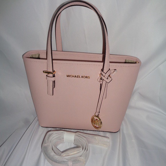 michael kors jet set top zip tote bag