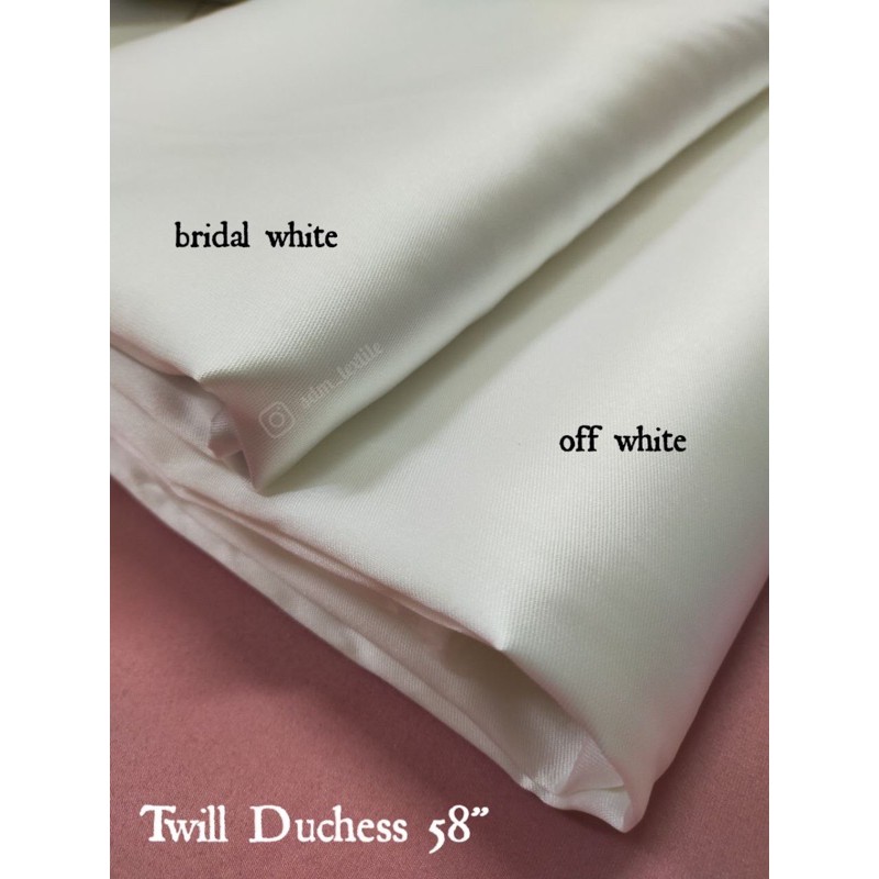 Bridal Satin Duchess Satin Japan Double Face Satin 0 5m Shopee Malaysia