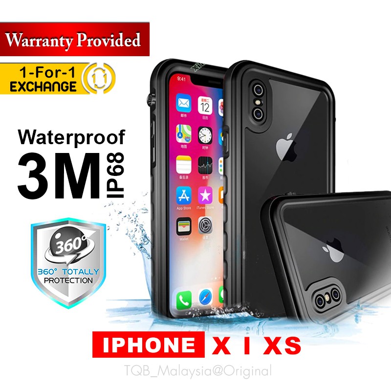 Harga Factory B2b Shellbox Iphone X Xs Ip Xs Max Case Shockproof Snorkeling Waterproof Case Protective Cover Shopee Malaysia