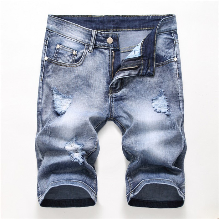 mens jogger jean shorts