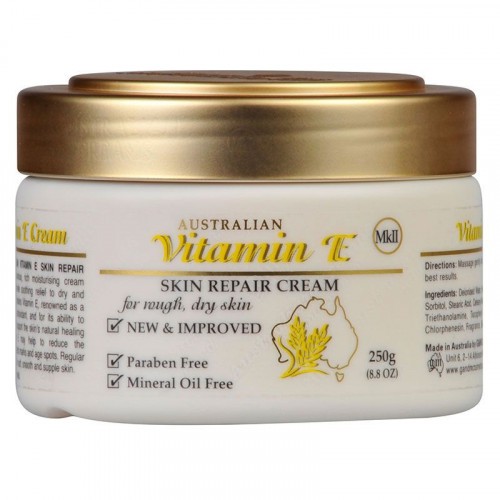 AUSTRALIAN VITAMIN E SKIN REPAIR CREAM FOR ROUGH,DRY SKIN 250G Shopee