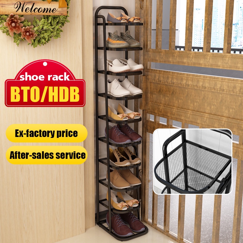 Rak simpanan kasut shoe rack cabinet Upgraded HDB/BTO shoe storage Multi-layer Anti-rust Iron mesh