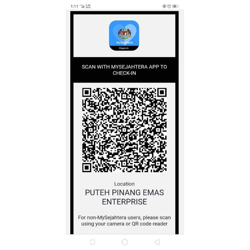 Code mysejahtera qr QR CODE