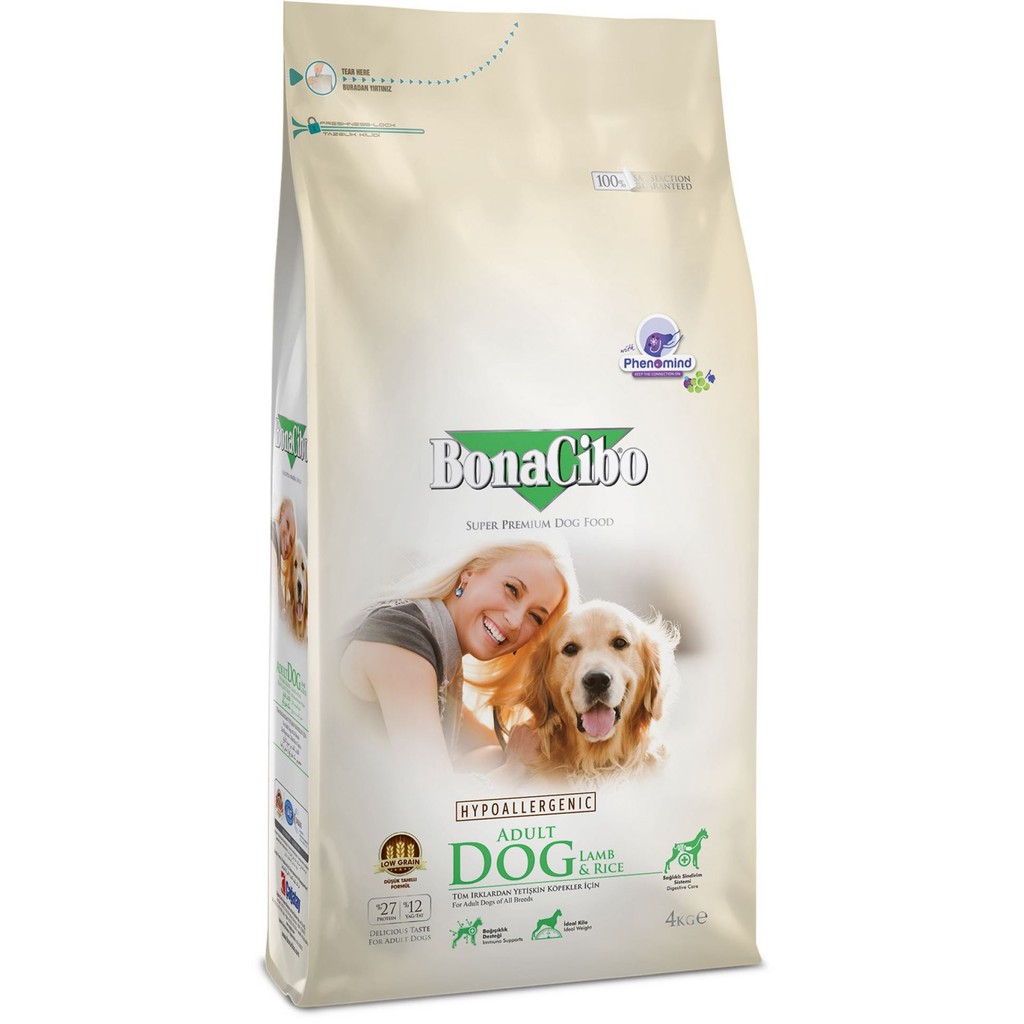 Bonacibo Super Premium Hypoallergenic Dog Food 15kg Adult Lamb Rice Shopee Malaysia