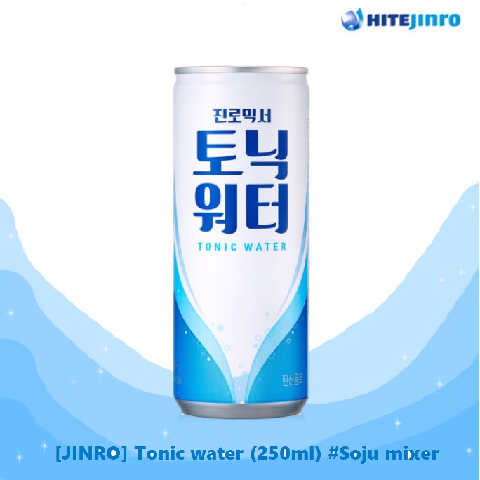 [JINRO] Tonic water can (250ml) #Korean Soju #Cocktail Mixer #Lemon