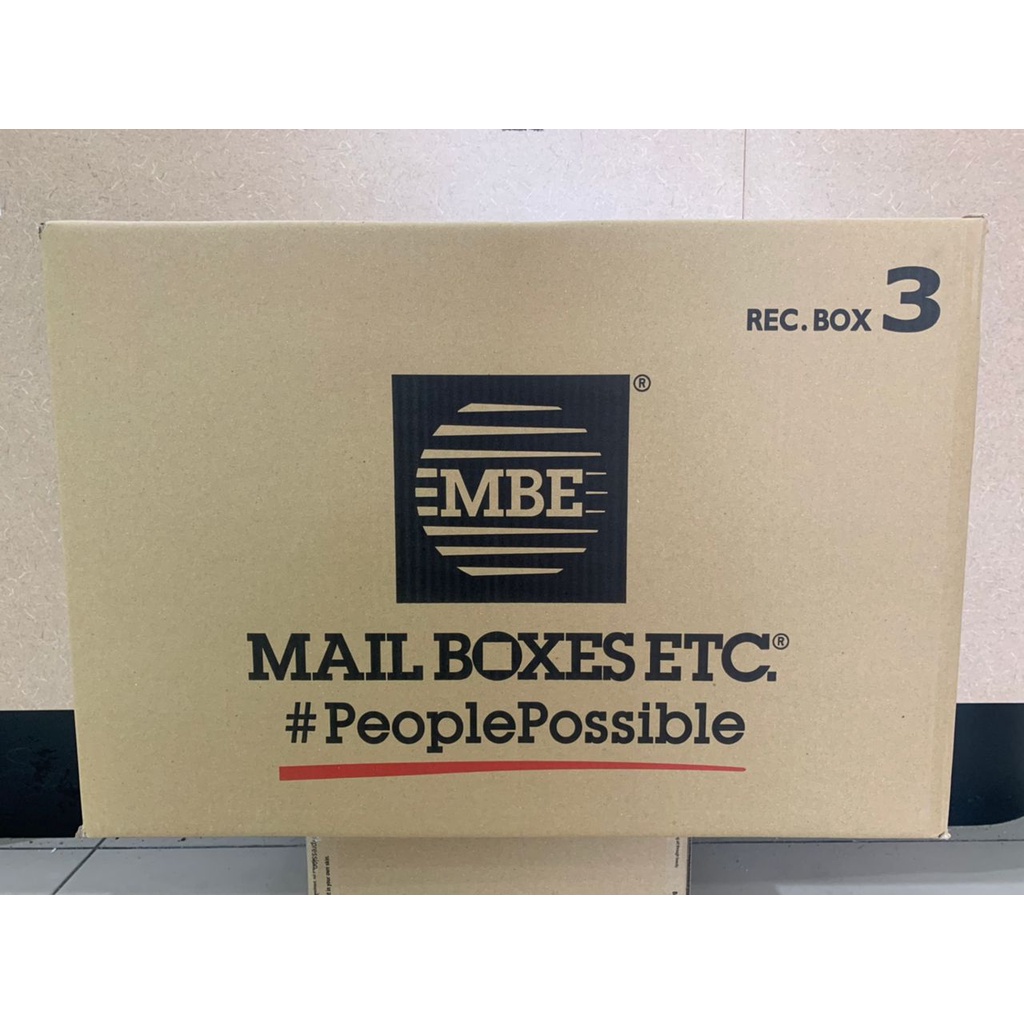 MBE Rec Box 3 Packaging Box Corrugated Carton Box Kotak Packing