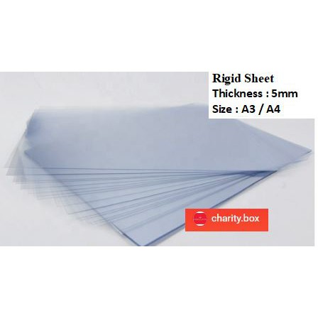 [ READY STOCK ] Rigid Sheet A2, A3 - 0.5mm Thick Plastic Binding Cover ...