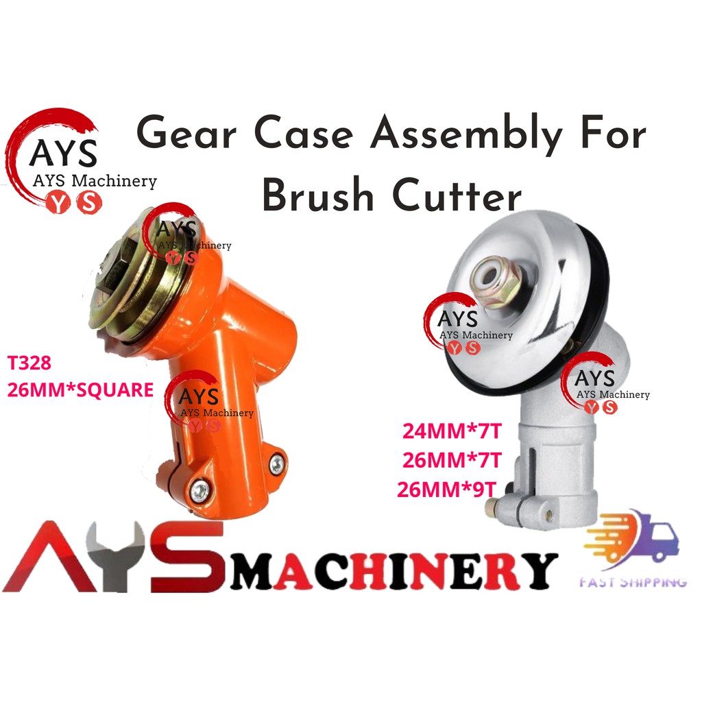 Brush Cutter Gear Case TL33/T328/KAAZ/Mesin Rumput Kepala Gear case/Mesin Rumput kepala Gear