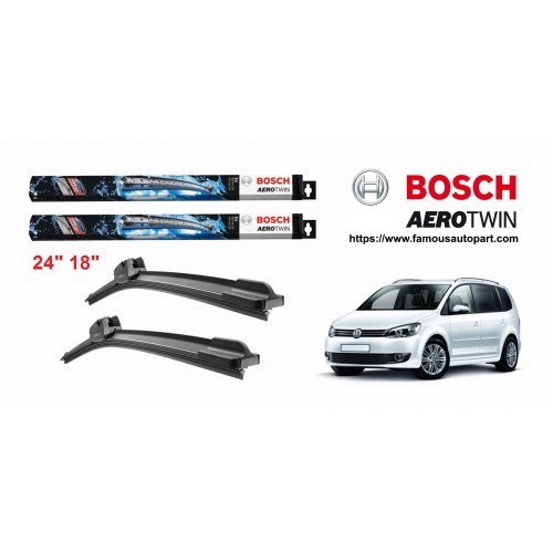 Bosch Aerotwin Multi Clip Wiper Blades For Volkswagen Touran