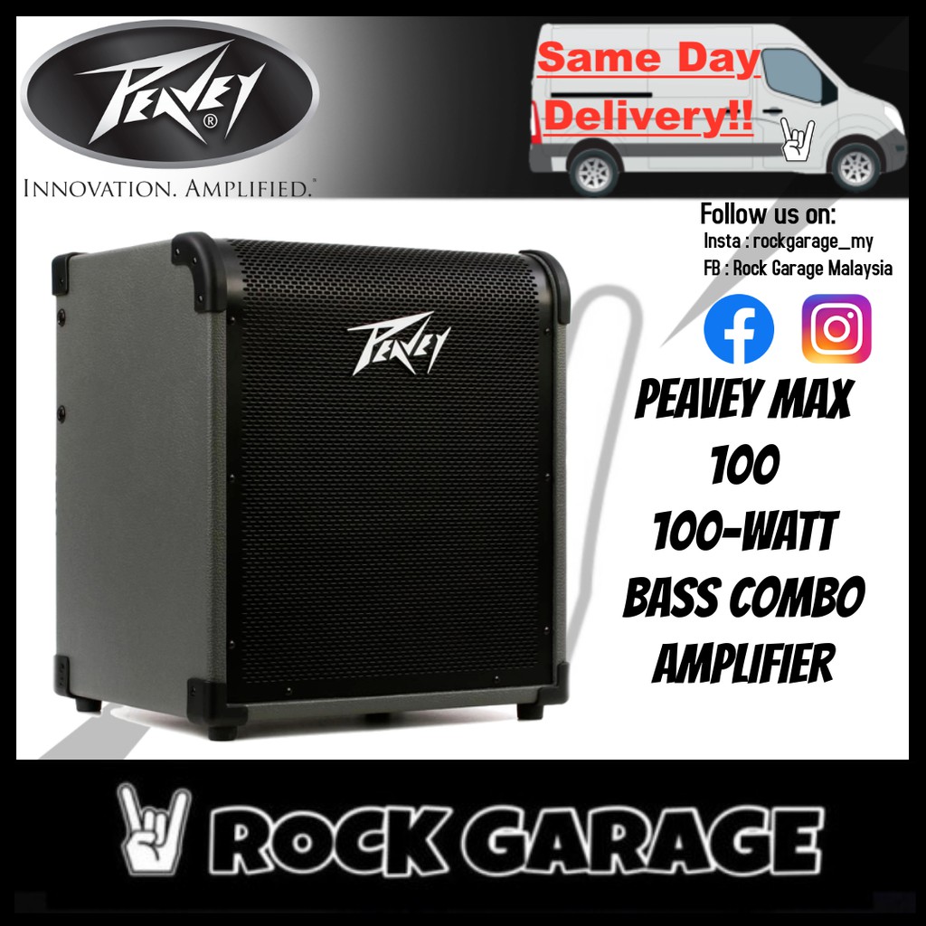 Peavey MAX 100 100-Watt Bass Combo Amplifier (MAX100) | Shopee Malaysia