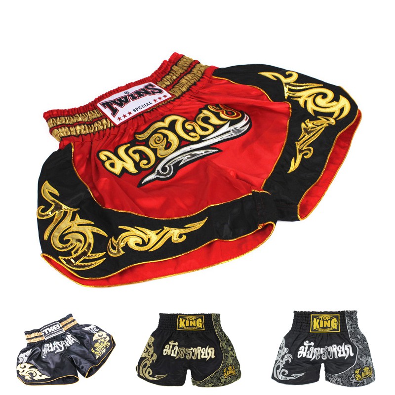 Men's sanda Boxing Pants Printing MMA Shorts kickboxing Fight Grappling ...