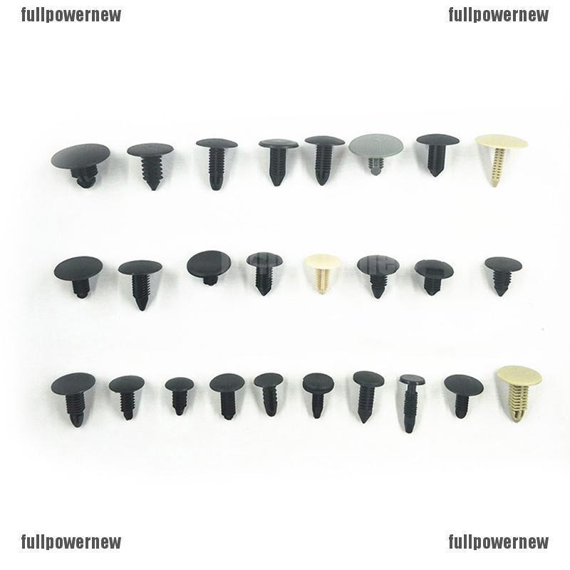 100pcs/set Universal Car Various Plastic Rivet Fastener Door Push Pin