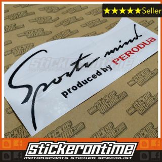 Sticker Kereta Myvi 2018, 1pcs Depan, Boleh Tukar Warna 