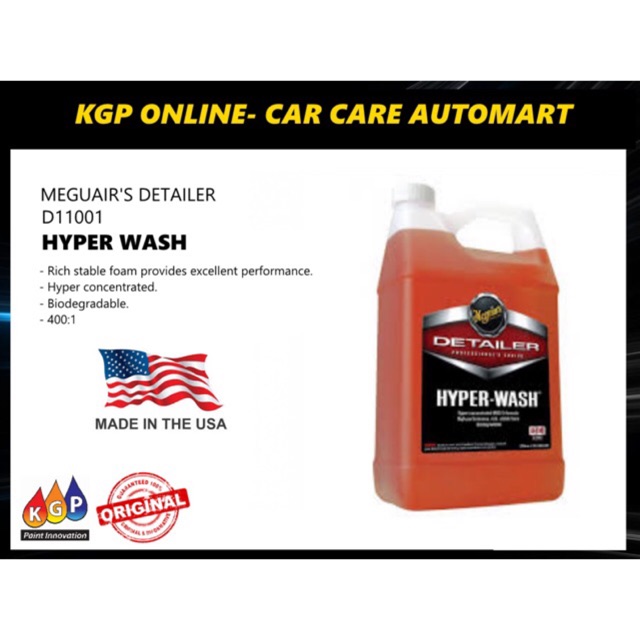 Meguiars Hyper Wash, D11001, 1 Gallon Shopee Malaysia