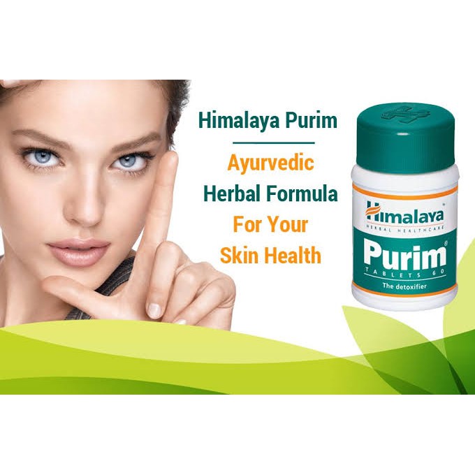 Himalaya detox purim tablet60s Ayurvedic Skin Care Treatment Blood