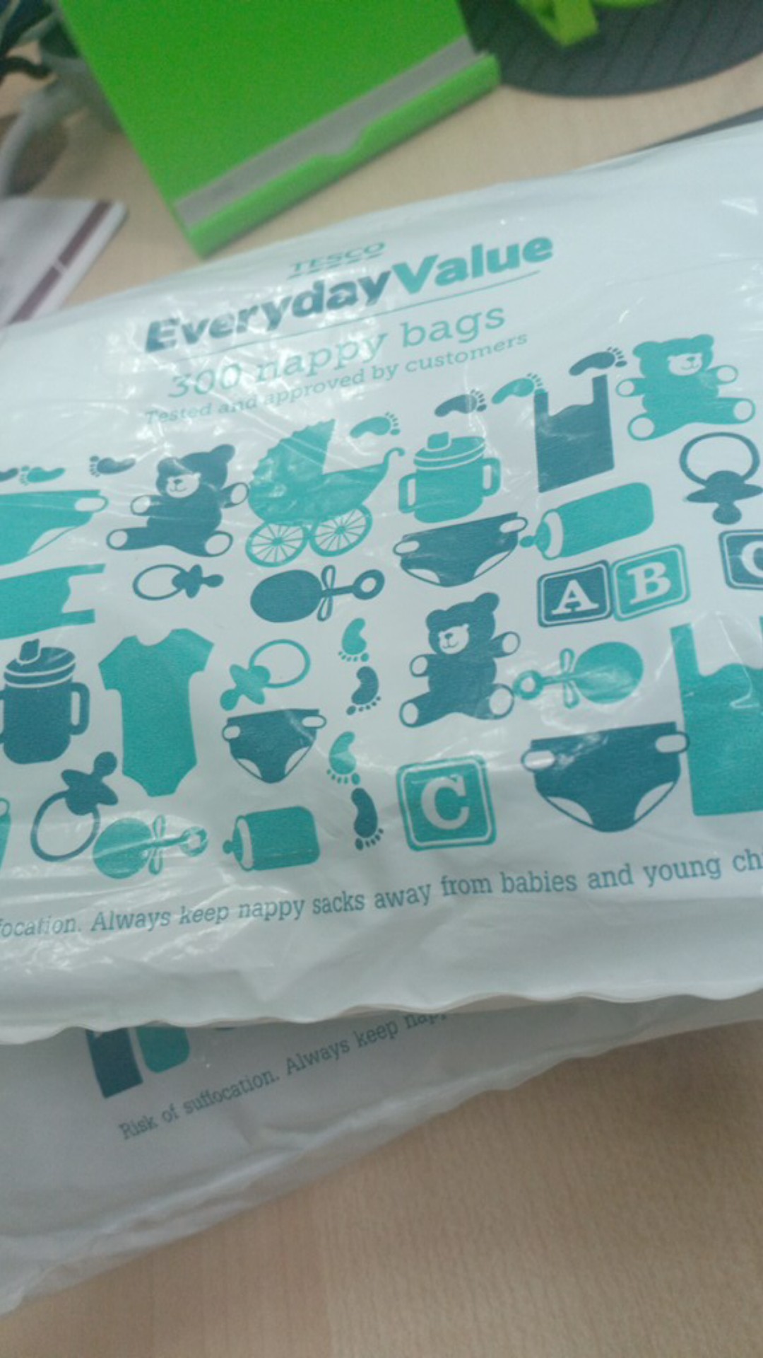 tesco nappy bags 300