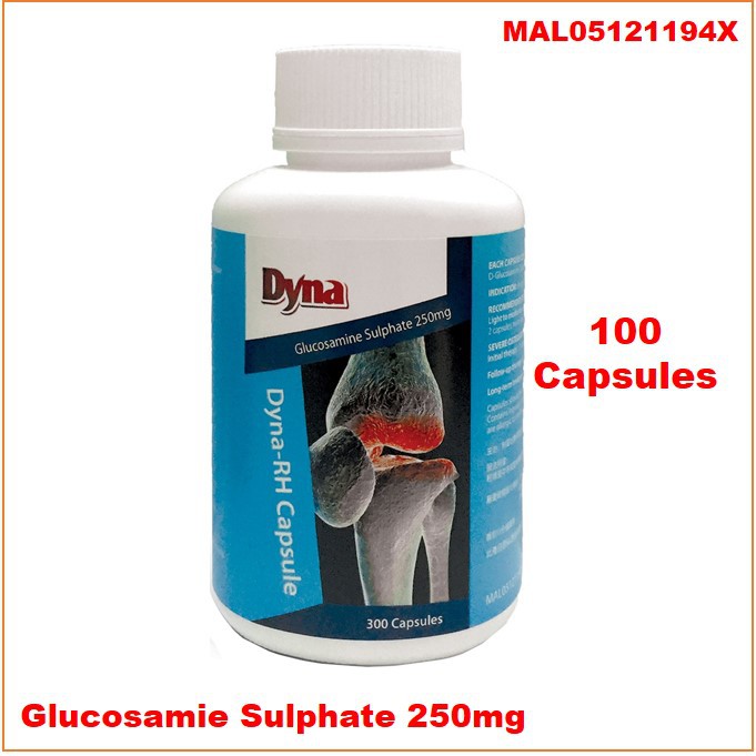 Dyna-RH Capsule / Glucosamine Sulphate 250mg (100 Capsules) | Shopee ...